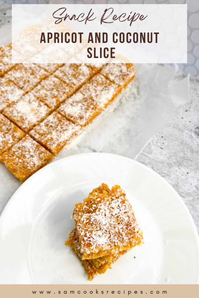 Apricot and Coconut Slice