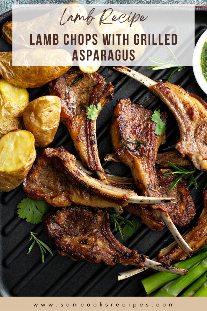 Lamb Chops with Grilled Asparagus