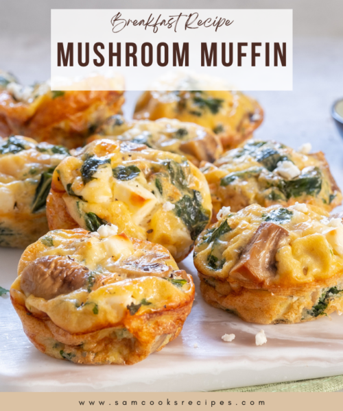 Recipe for Mushroom Muffin