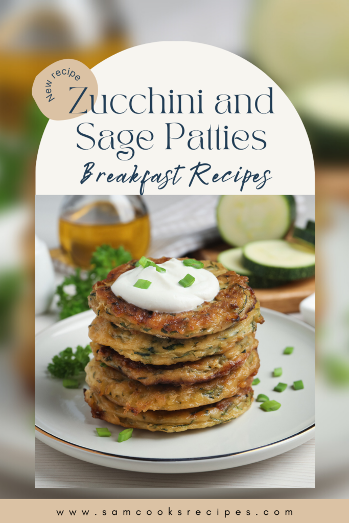 Recipe for Zucchini and Sage Patties