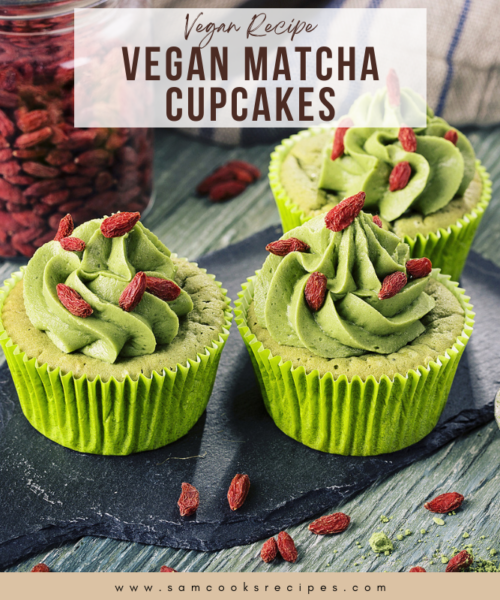 Vegan Matcha Cupcakes