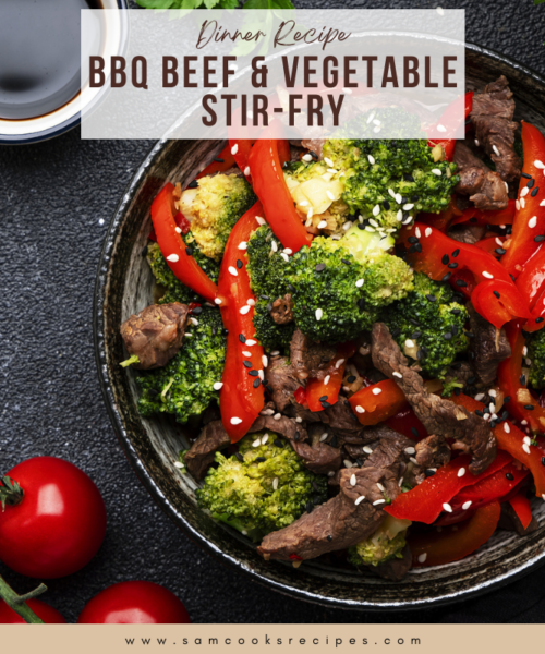 BBQ Beef and Vegetable Stir-Fry