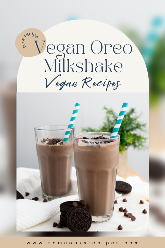 Vegan Oreo Milkshake Recipe