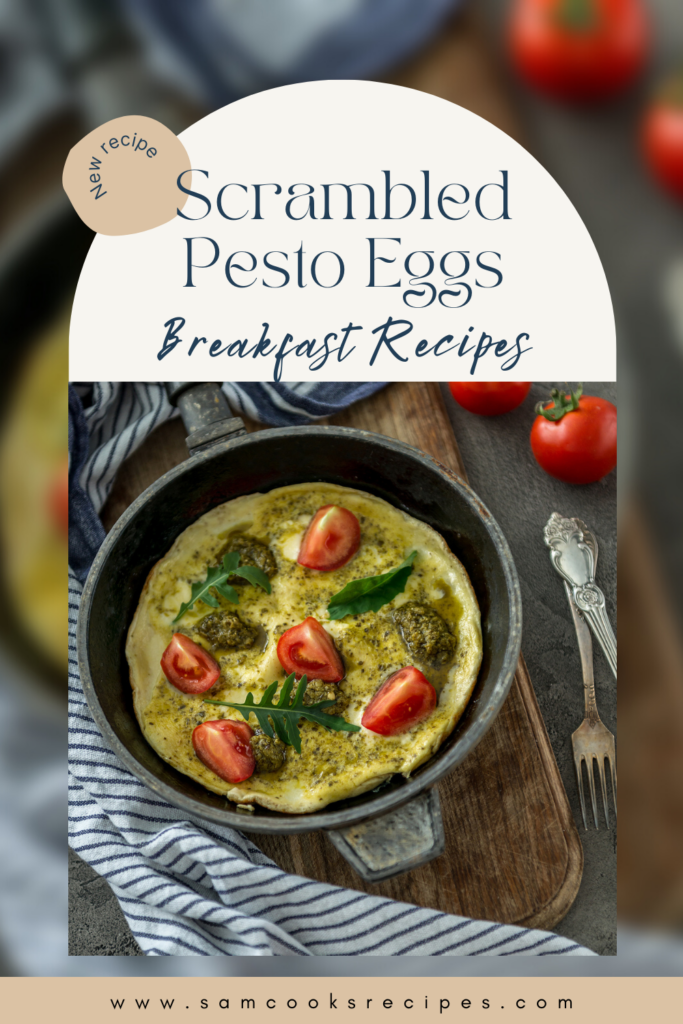 Recipe for Scrambled Pesto Eggs